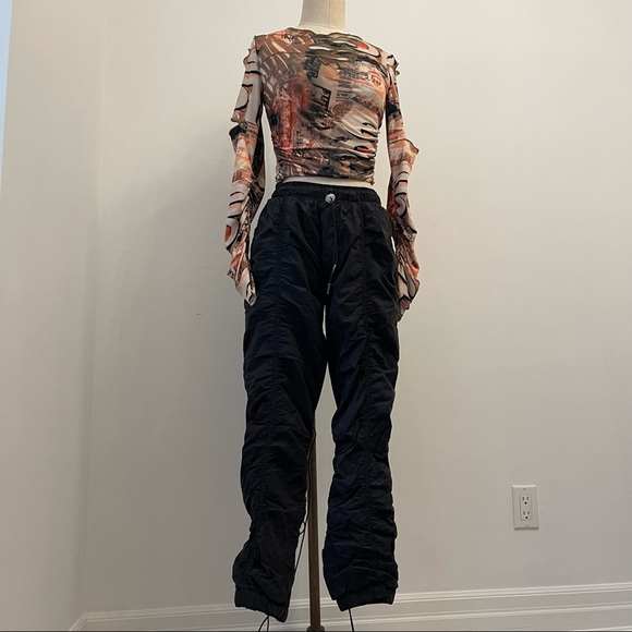 Black Cargo Pants - Picture 2 of 4